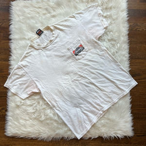 Harley-Davidson Mens T-Shirt White Shenandoah Double Sided Pullover Pocket L